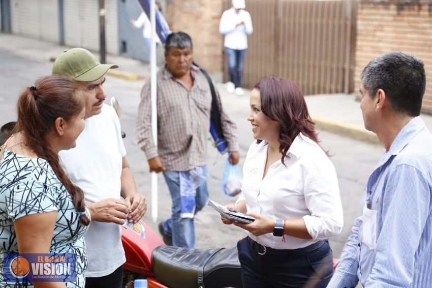 Agradece Andrea Villanueva respaldo a ciudadanos 