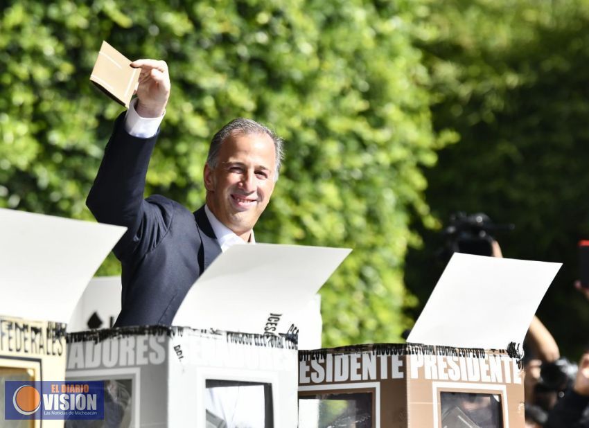 José Antonio Meade ejerció su derecho al voto