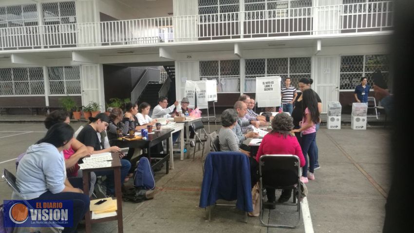 Jornada Electoral tranquila en Uruapan
