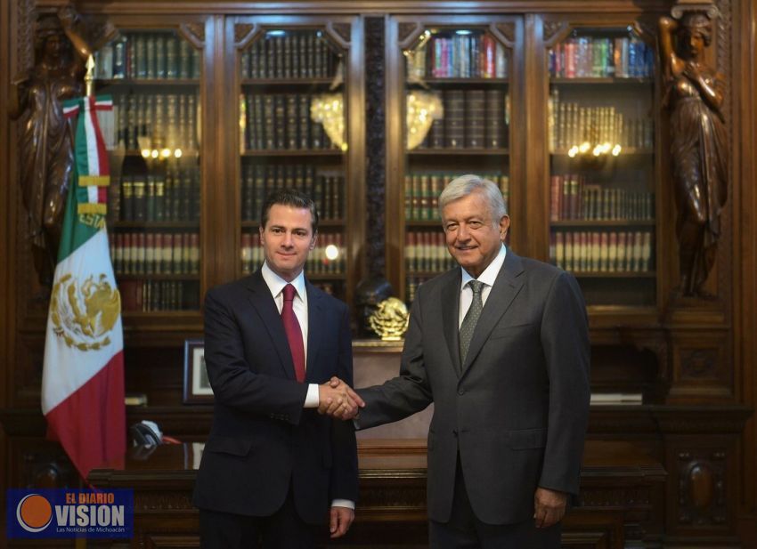El Presidente Peña y AMLO se reúnen