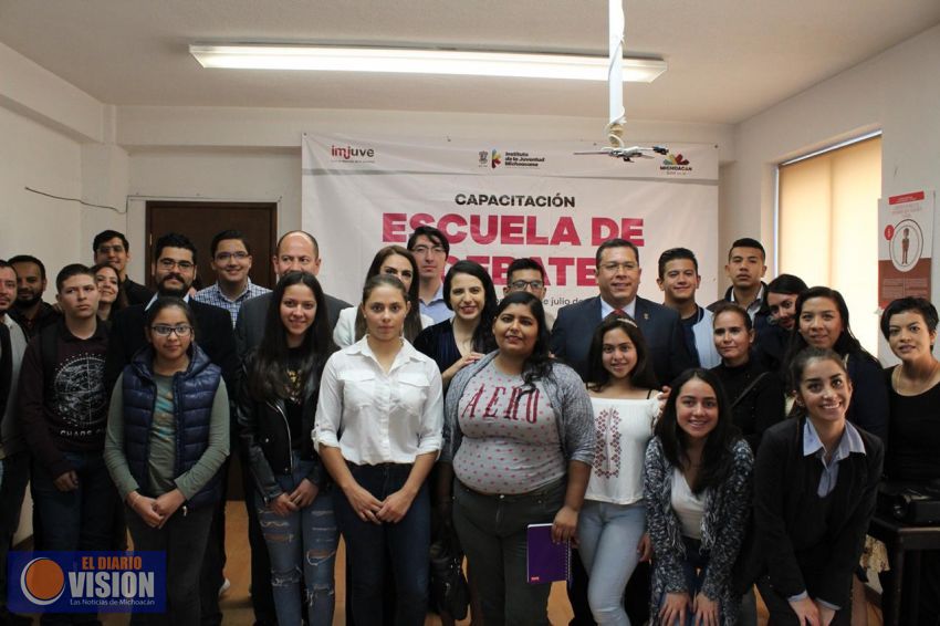 Inaugura Ijumich Actividades de la “Escuela Estatal de Debate”