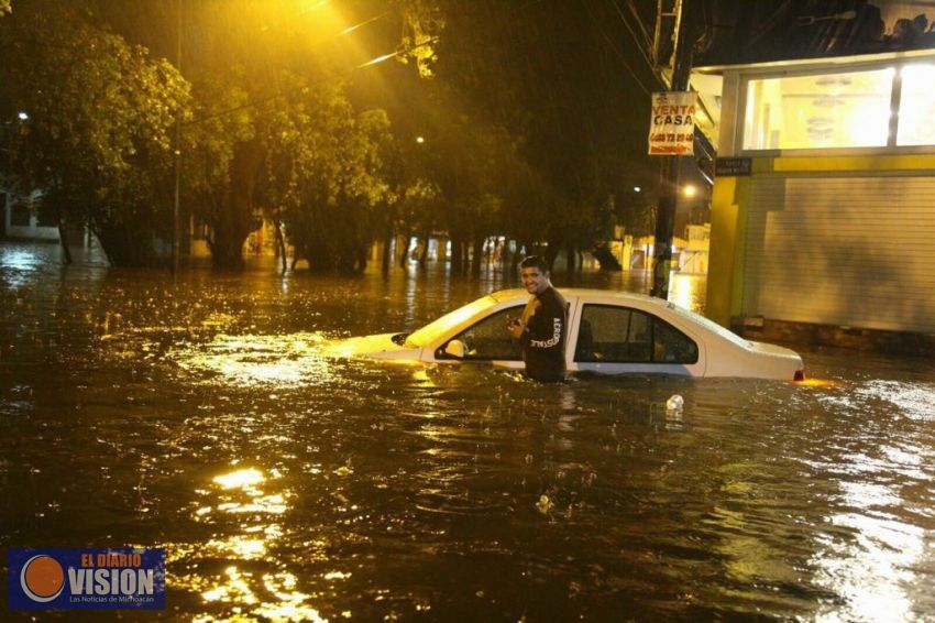 Atiende PC afectaciones por lluvia en Morelia 