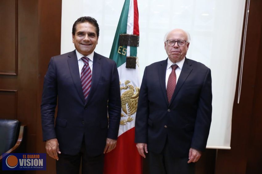 Fortalece Gobernador agenda por Michoacán con Gobierno Federal