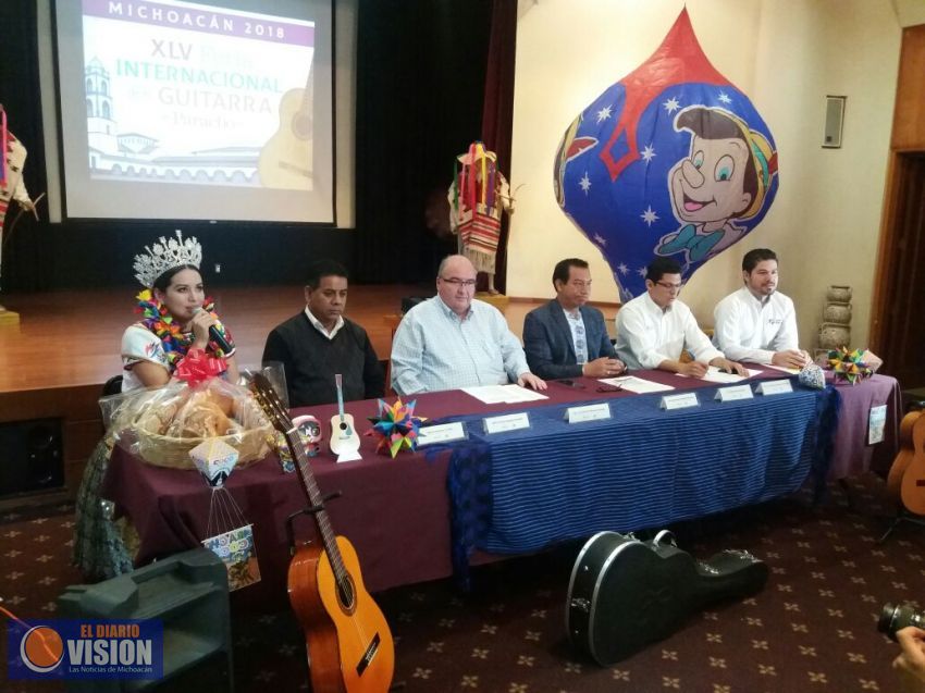 Paracho celebrará la XLV Feria Internacional de la Guitarra