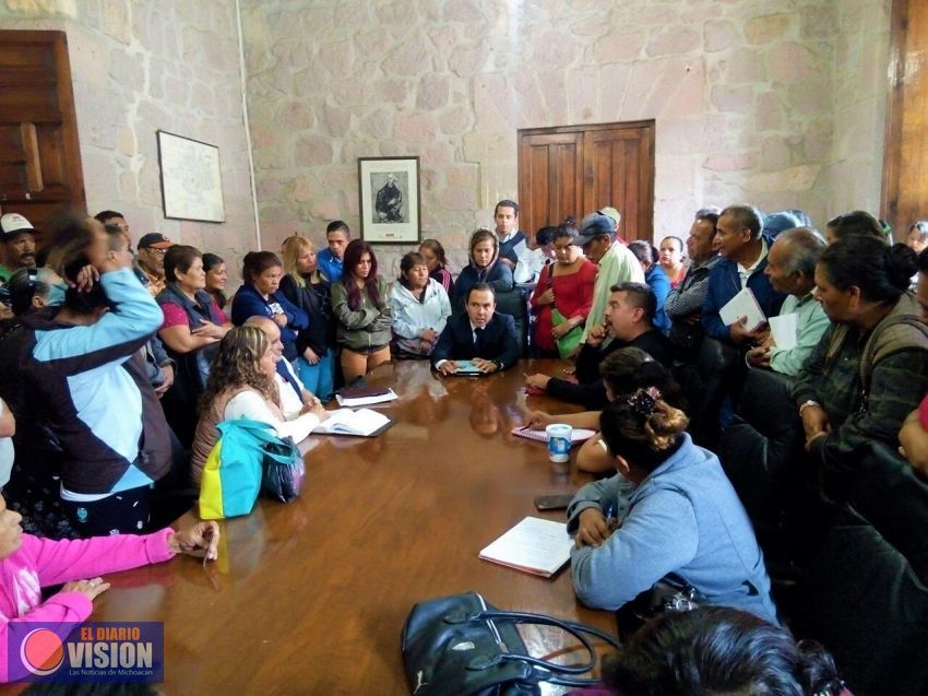 Solicitan apoyo familias damnificadas por intensas lluvias al Ayuntamiento de Morelia