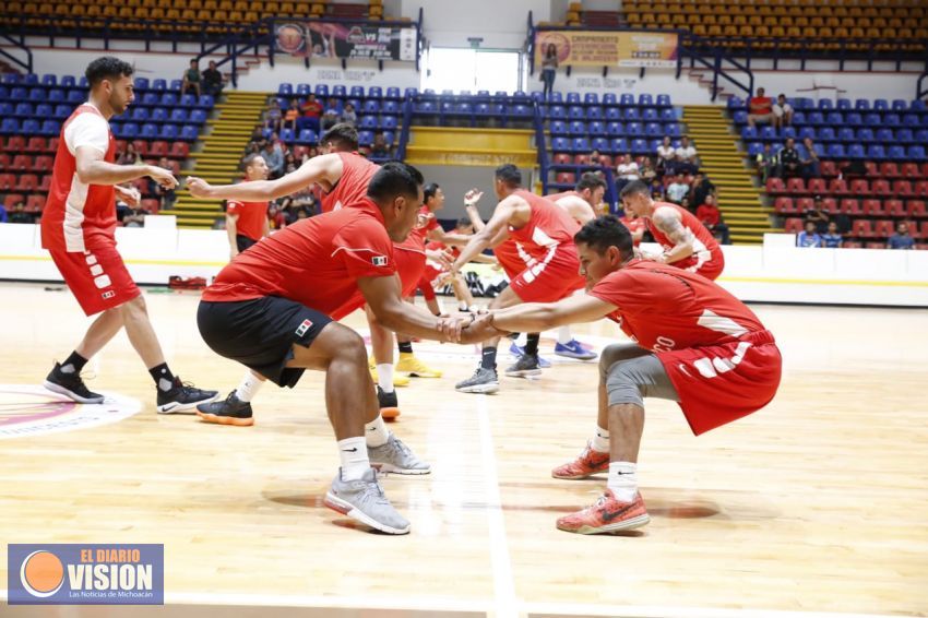 Inician entrenamientos intensivos de la Selección Mexicana de Baloncesto en Morelia