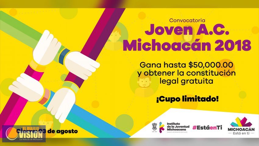Constituirán legalmente a colectivos juveniles mediante el programa Joven A.C.  