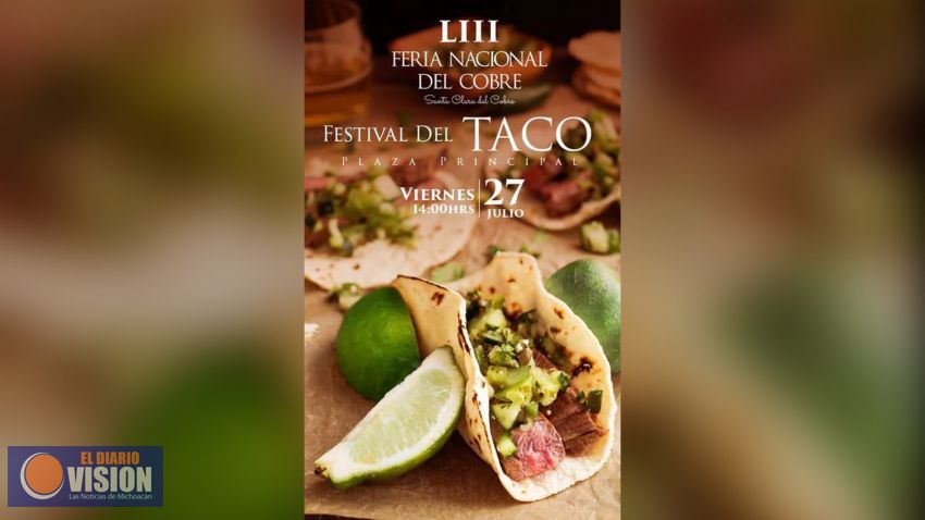 Todo listo para el festival del taco en Santa Clara