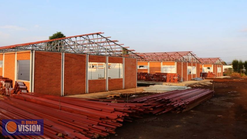 Al 45%, construcción del Complejo Administrativo y Policial región Uruapan