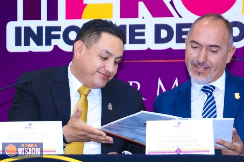 Victor Manuel Manriquez Gonzalez, rinde Tercer Informe de Gobierno.
