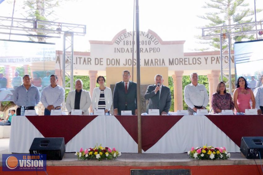 .Invirtió Gobierno del Estado obras y acciones en Indaparapeo, por más de 6.7mdp