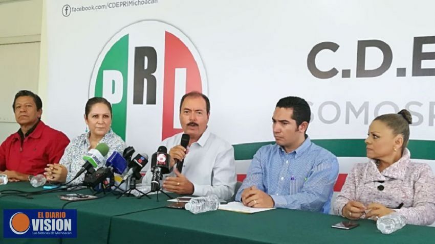 Mentira, no hay altos salarios en el PRI: PRI Michoacán 