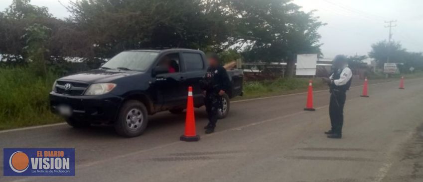 Trabaja SSP en blindaje de la Sierra - Costa michoacana