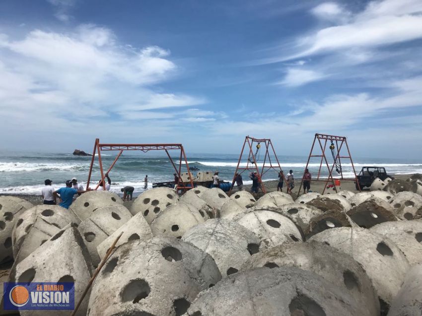 Instala Compesca 500 arrecifes artificiales en Caleta