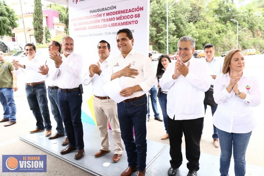 Inaugura Gobernador obra en Zitácuaro por 50 mdp