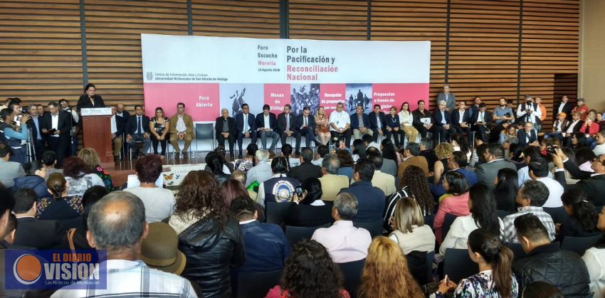 Va Morena por pacificación y reconciliación nacional