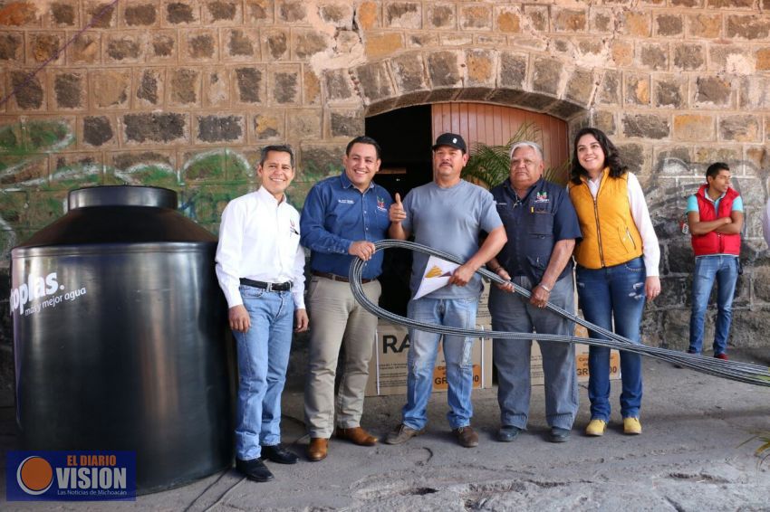 Durante este mes de agosto terminará la entrega de Materiales al 50 por ciento en Uruapan