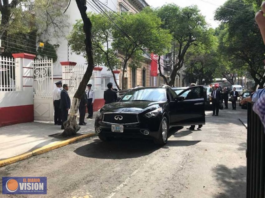 López Obrador recibe a canciller japonés