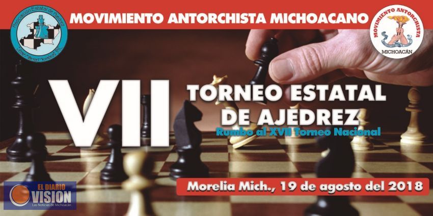 El Movimiento Antorchista convoca a su VII Torneo Estatal de Ajedrez
