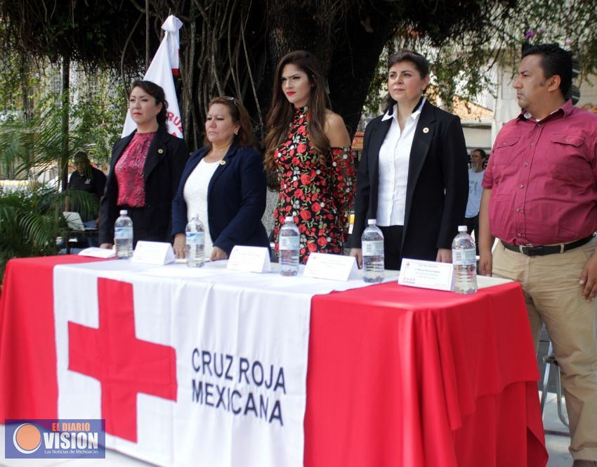 Celebra Cruz Roja 75 años de presencia en Uruapan