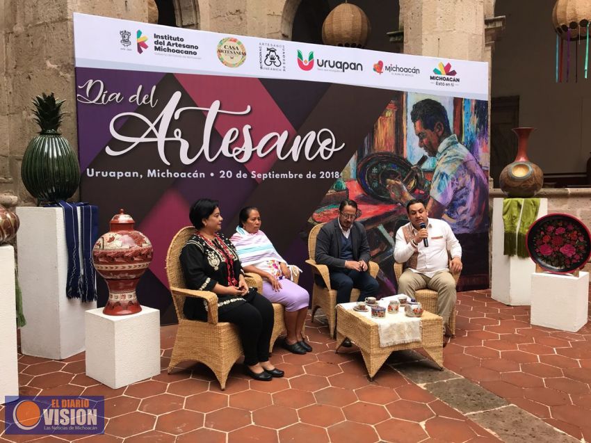 Todo listo para la celebración del Día del Artesano Michoacáno en Uruapan.