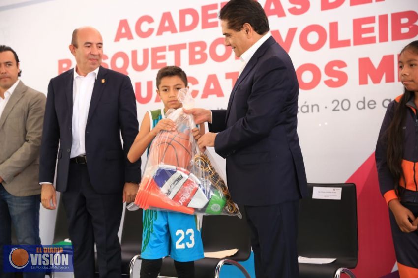 Arrancan en Michoacán actividades de Academias Deportivas para recuperar tejido social