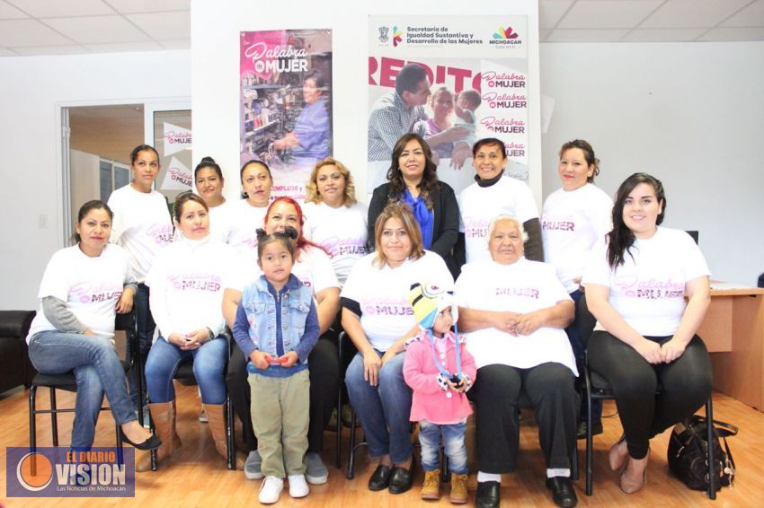 Palabra de Mujer, beneficia a emprendedoras de Morelia y Apatzingán