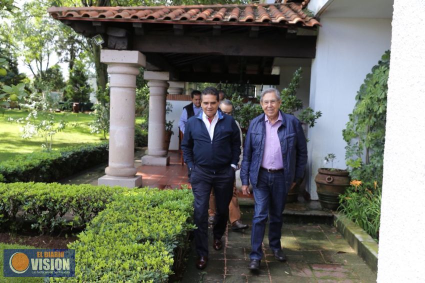 Se reúne el Gobernador Silvano Aureoles con Cuauhtémoc Cárdenas 