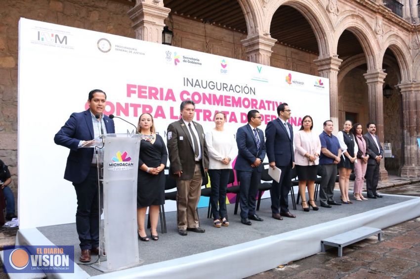 Arranca primera Feria Conmemorativa contra la Trata de Personas