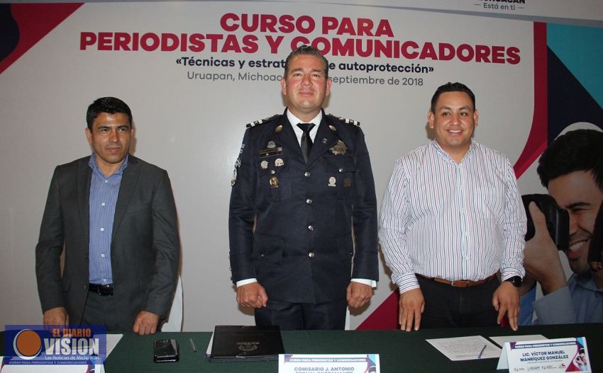 Impartirán curso de técnicas de autoprotección a periodistas y comunicadores