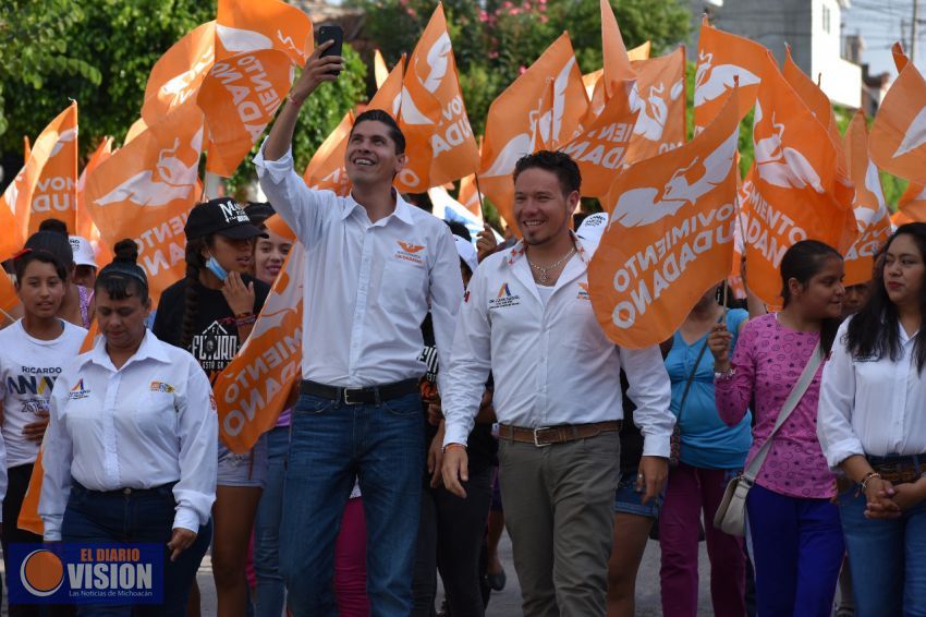 De la mano de Movimiento Ciudadano haremos un buen gobierno: Juan Audiel Calderón