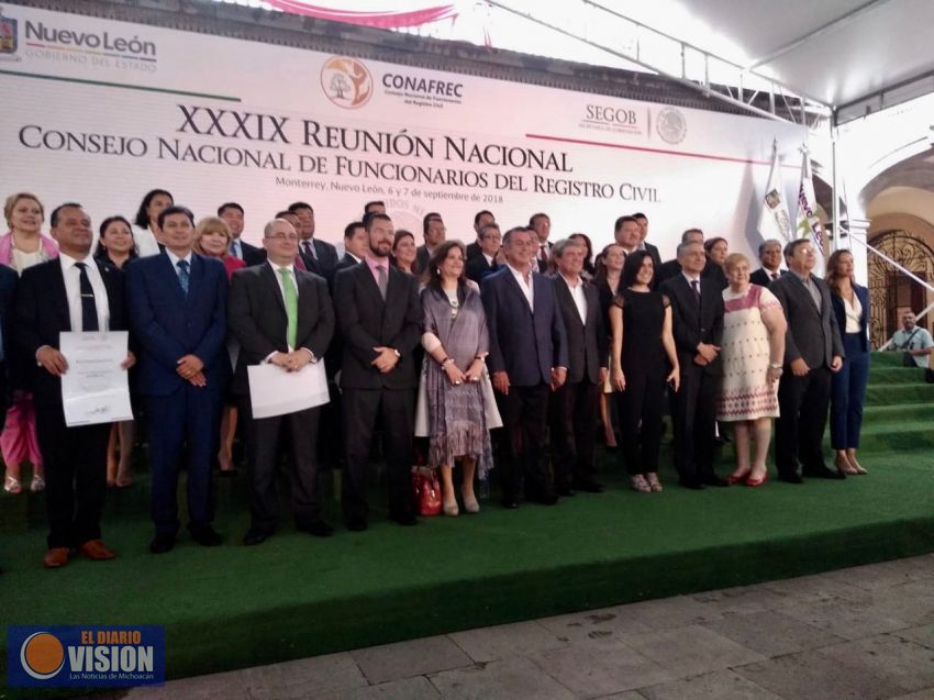 Reconocen avances en modernización del Registro Civil de Michoacán 