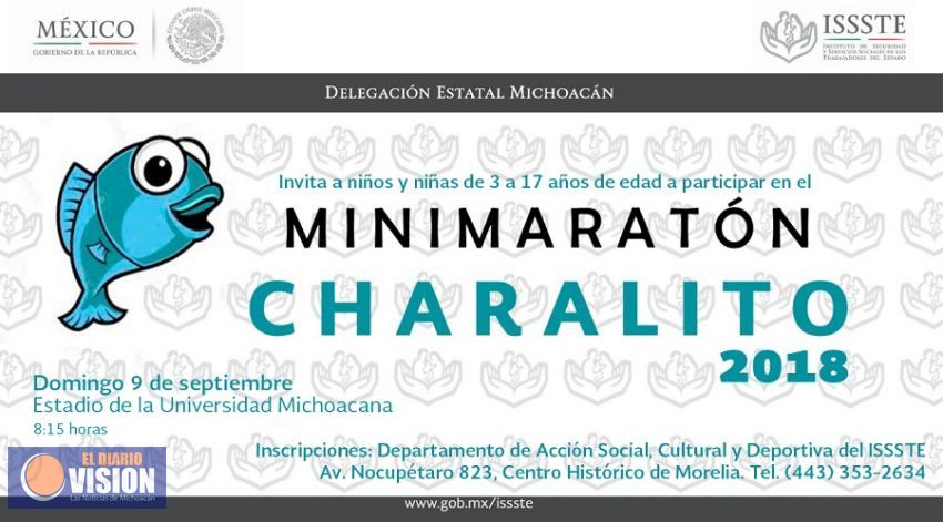 ISSSTE convoca a Minimaratón del Charalito 2018