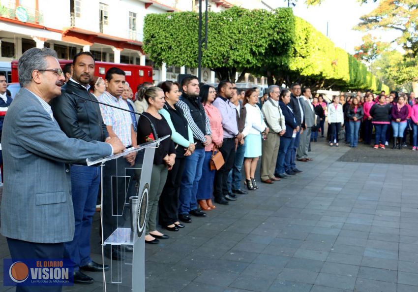 Invitan a trabajadores del Sindicato SUTEM a seguir construyendo la Patria con valores