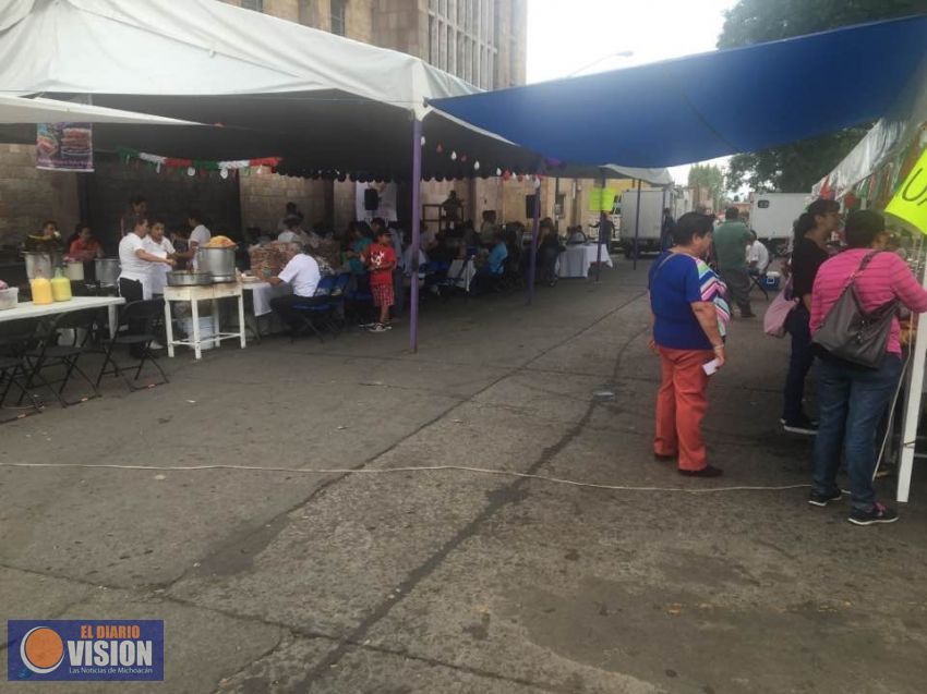 Con gran éxito dio inicio el 3er Festival del Tamal y el Buñuelo en Morelia