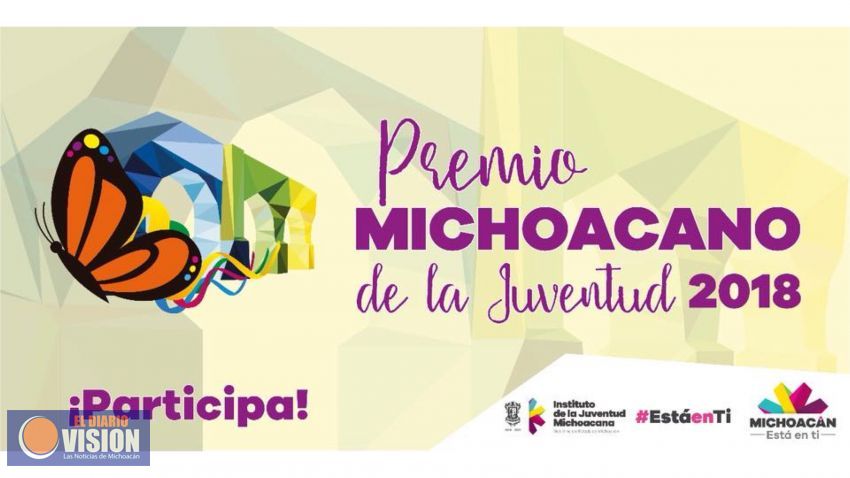 Presenta Ijumich lista de ganadores del Premio Michoacano de la Juventud 2018