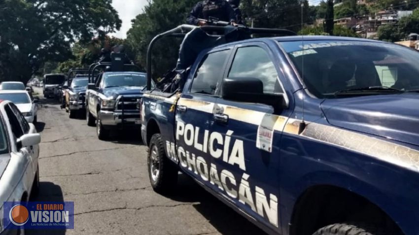  Despliega SSP operativo de prevención en Uruapan 