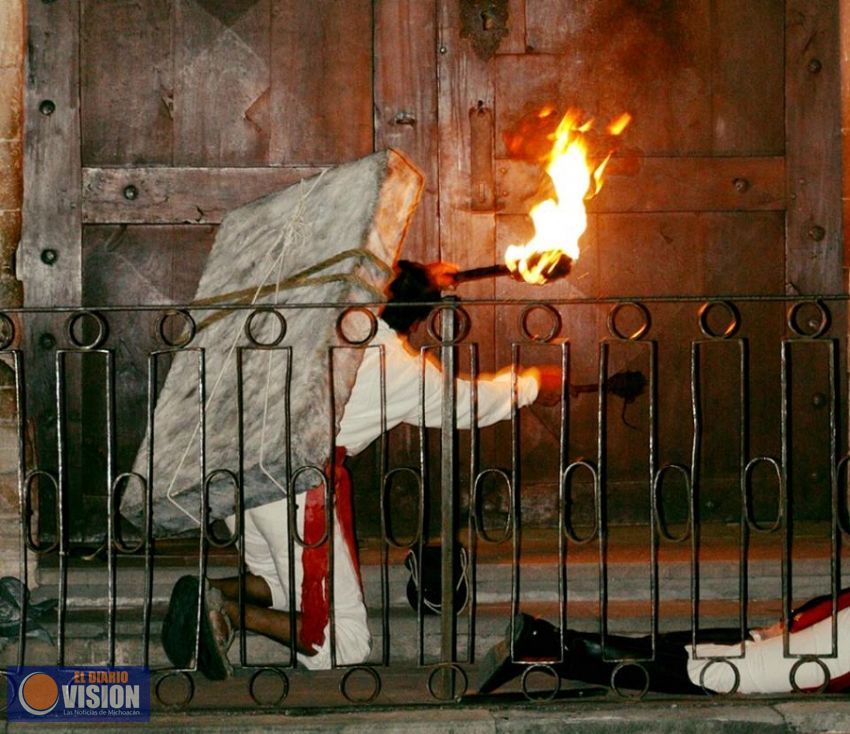Anuncia Mirna Violeta que jóvenes de Copándaro irán a Guanajuato a traer fuego patrio 