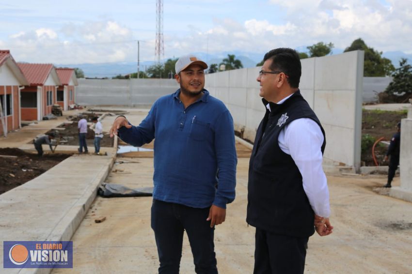 Cuartel Uruapan, con avance del 70% en su construcción: SSP 