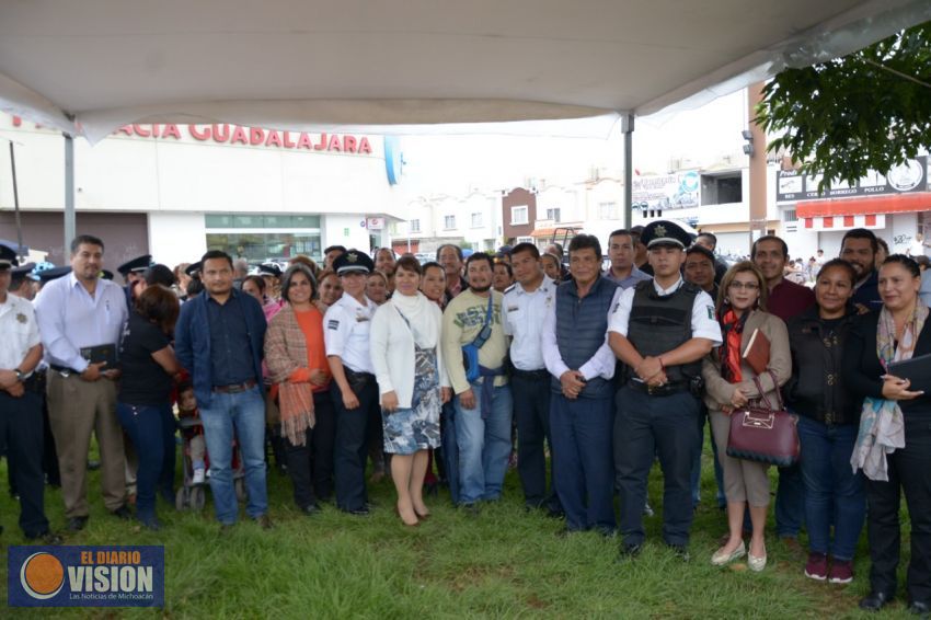 Policía Morelia arranca Modelo de Proximidad Social en Villas del Pedregal