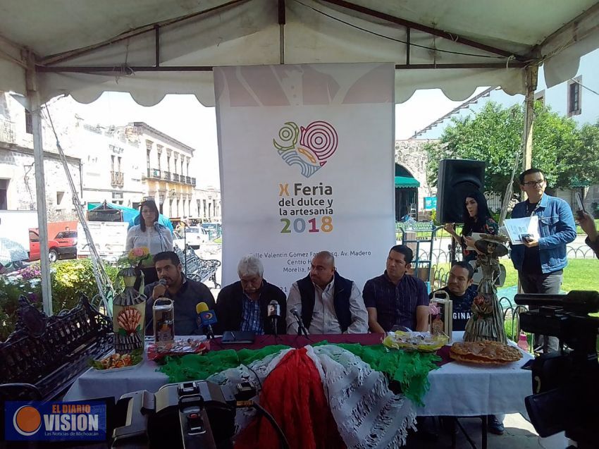 Anuncian la X Feria del Dulce y la Artesanía 