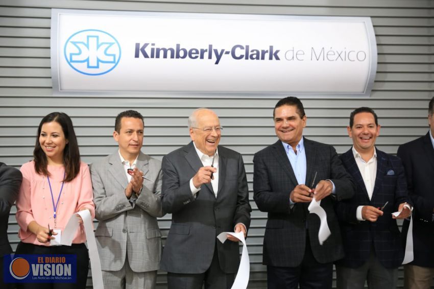 Reconoce Kimberly Clark a Gobierno de Michoacán por generar confianza y seguridad para invertir