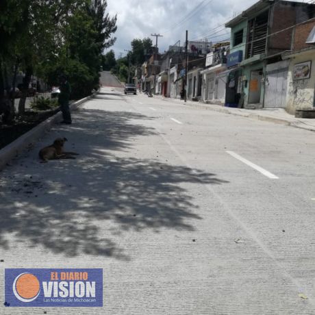 Aperturan al tránsito de los automotores en la Avenida la Joya