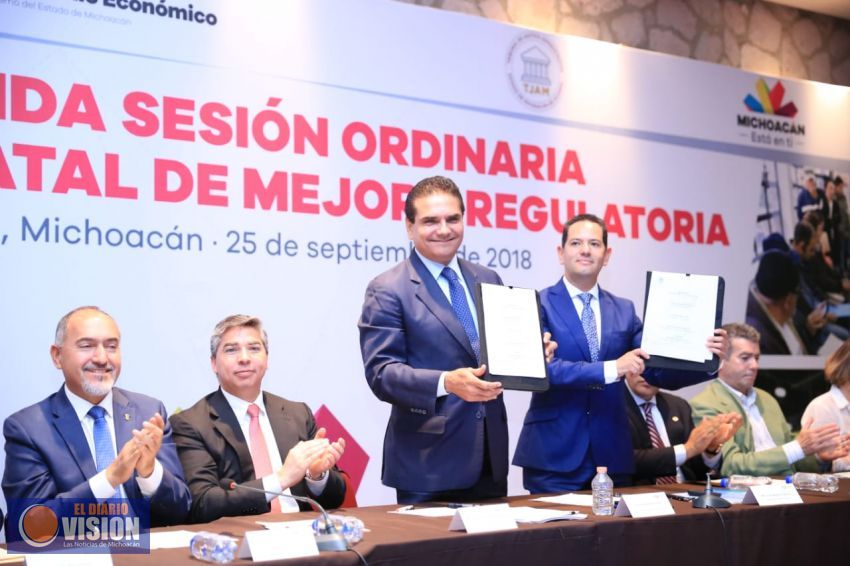 Michoacán será de los cinco estados con mayor simplificación en trámites: Silvano Aureoles 