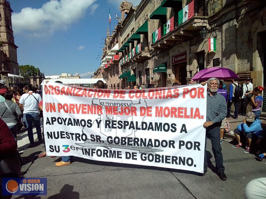 Organizaciones civiles, presentes en este tercer informe de Gobierno
