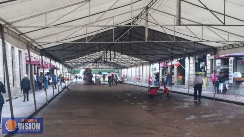 Listo, operativo para instalación de comerciantes durante “Noche Moreliana”