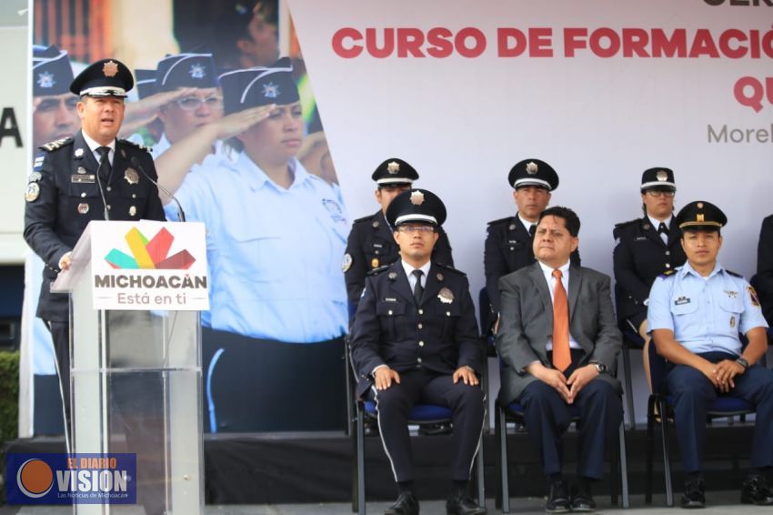 Policía Michoacán, al servicio de la ciudadanía: Silvano Aureoles N