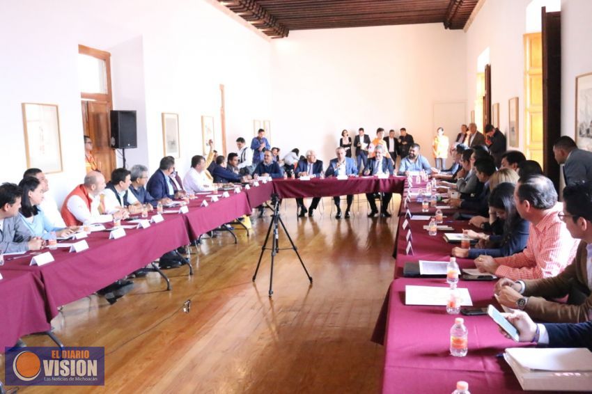 Instala Segob Comité de Evaluación de Daños en Peribán