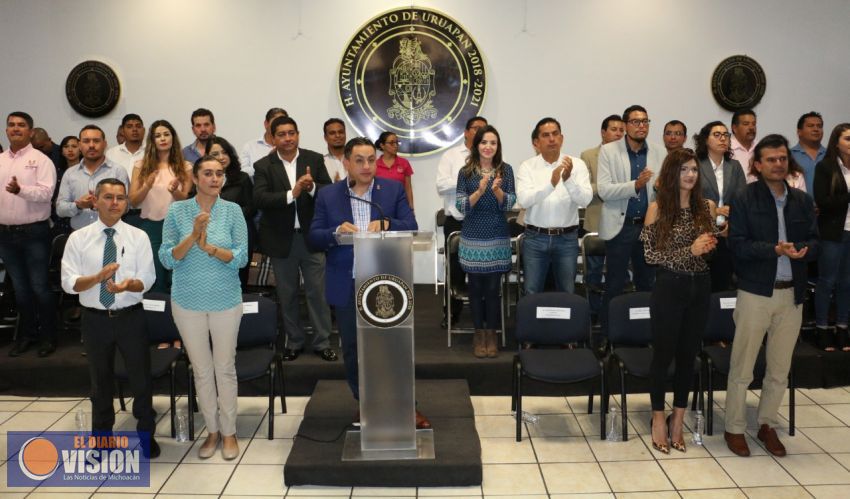 Presentan a Directores de la Administración Municipal 2018-2021 de Uruapan e imagen institucional  