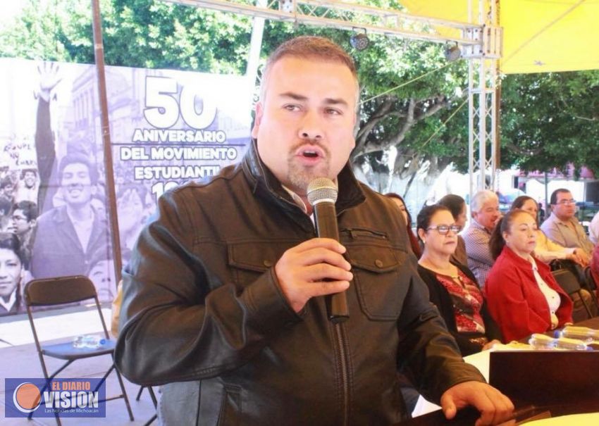 Jesús Mora encabeza acto conmemorativo del 50 Aniversario del movimiento estudiantil del 68